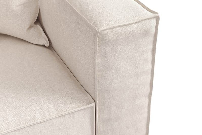 Cubo 2-sits Högermodul i Tyg 120 cm bred - Beige - Möbler - Soffa - Modulsoffa - Övriga moduler till modulsoffa