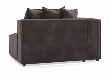 Cubo 2-sits Vänstermodul i Sammet - Antracit - Möbler - Soffa - Modulsoffa - Övriga moduler till modulsoffa