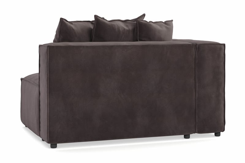 Cubo 2-sits Vänstermodul i Sammet - Antracit - Möbler - Soffa - Modulsoffa - Övriga moduler till modulsoffa