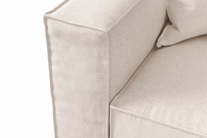 Cubo 2-sits Vänstermodul i Tyg 120 cm bred - Beige - Möbler - Soffa - Modulsoffa - Övriga moduler till modulsoffa