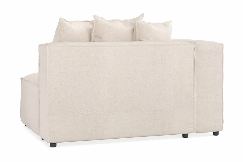 Cubo 2-sits Vänstermodul i Tyg 120 cm bred - Beige - Möbler - Soffa - Modulsoffa - Övriga moduler till modulsoffa
