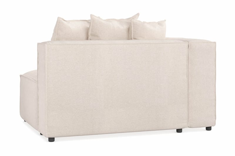 Cubo 2-sits Vänstermodul i Tyg 120 cm bred - Beige - Möbler - Soffa - Modulsoffa - Övriga moduler till modulsoffa