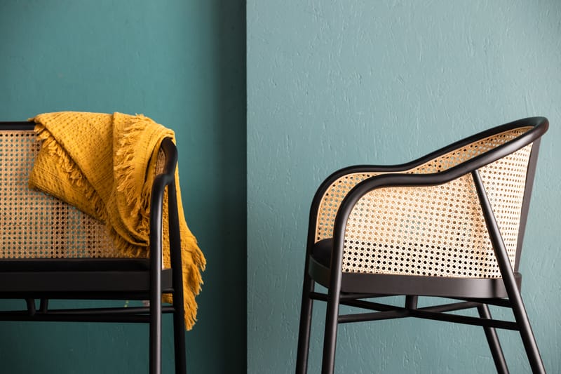 2-sits Soffa Ennarbol - Brun/Svart/Rotting - 2 sits soffa