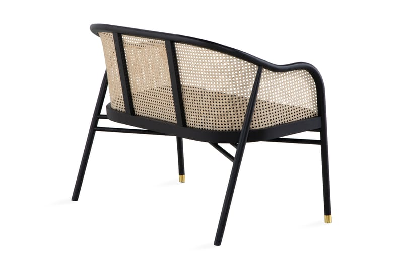2-sits Soffa Ennarbol - Brun/Svart/Rotting - 2 sits soffa