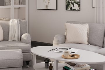 Howard Classic 2-sits Svängd Tygsoffa - Grå - Möbler - Soffa - 2 sits soffa