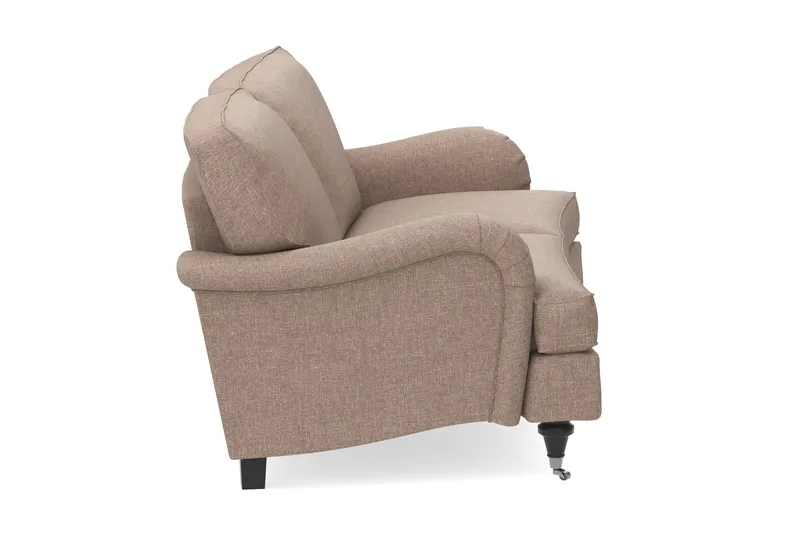 Howard Classic 2-sits Svängd Tygsoffa - Mörkbeige - Möbler - Soffa - 2 sits soffa