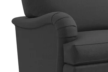 Howard Classic 2-sits Svängd Tygsoffa - Mörkgrå - Möbler - Soffa - 2 sits soffa