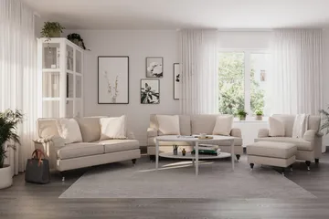 Howard Classic 2-sits Tygsoffa - Beige - Möbler - Soffa - 2 sits soffa