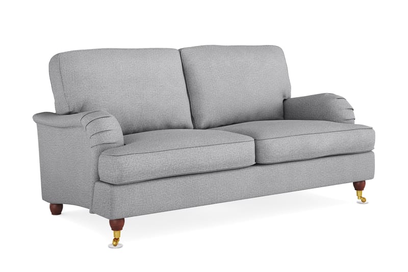 Howard Lyx 2-sits Tygsoffa - Ljusgrå - Möbler - Soffa - Howardsoffa