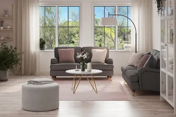 Howard Lyx 2-sits Tygsoffa - Mörkgrå - Möbler - Soffa - 2 sits soffa