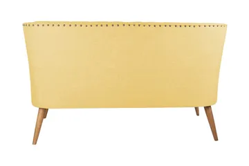 Lamonti 2-sits Soffa - Gul/Natur - Möbler - Soffa - 2 sits soffa