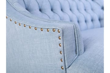 Lamonti 2-sits Soffa - Indigoblå/Natur - Möbler - Soffa - 2 sits soffa