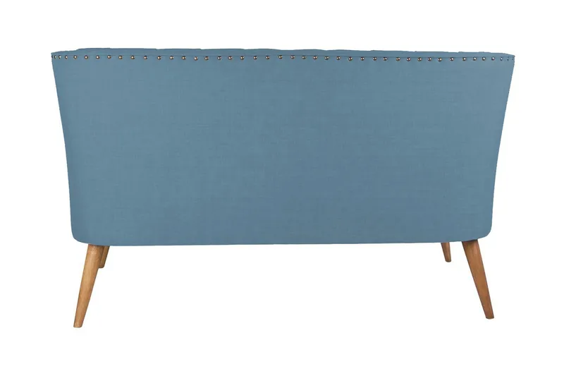 Lamonti 2-sits Soffa - Mörkblå/Natur - Möbler - Soffa - 2 sits soffa