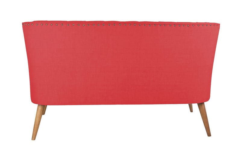 Lamonti 2-sits Soffa - Röd/Natur - Möbler - Soffa - 2 sits soffa