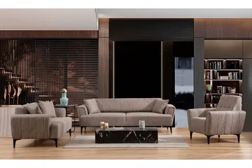 Lilesville 3-sits Soffa - Ljusbrun - Möbler - Soffa - 2 sits soffa