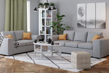 Link 2-sits Tygsoffa - Ljusgrå - Möbler - Soffa - 2 sits soffa