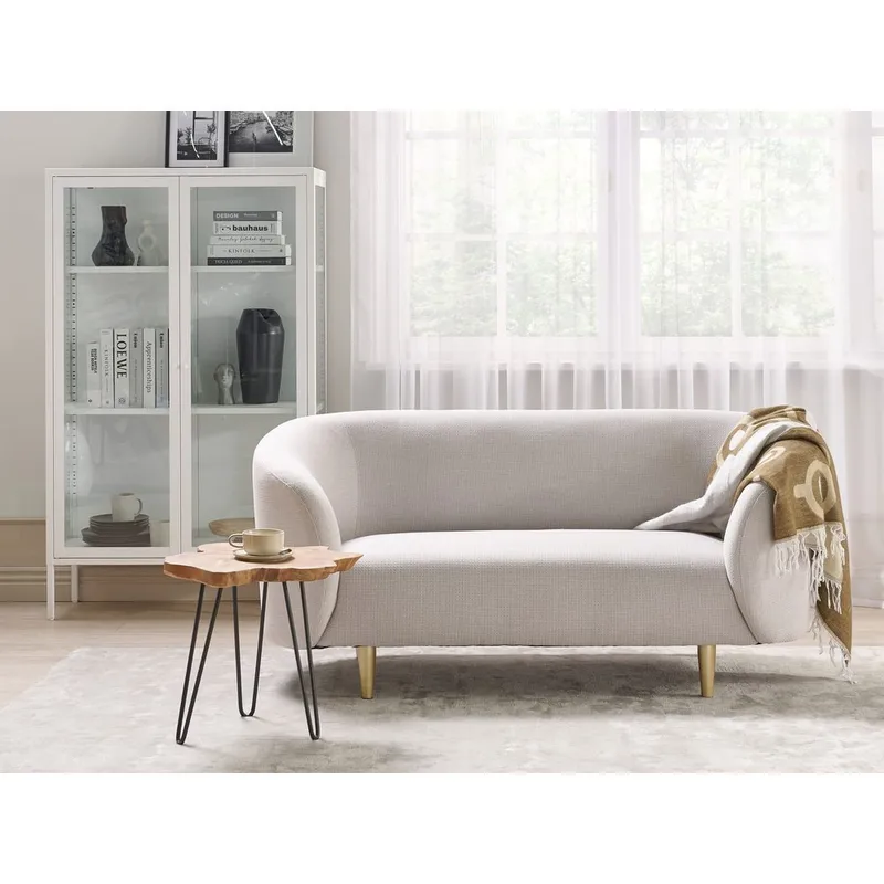 2-sits soffa Loen - Beige, guld - Möbler - Soffa - 2 sits soffa