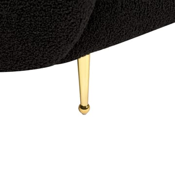 2-sits soffa Loen - Svart, guld - Möbler - Soffa - 2 sits soffa