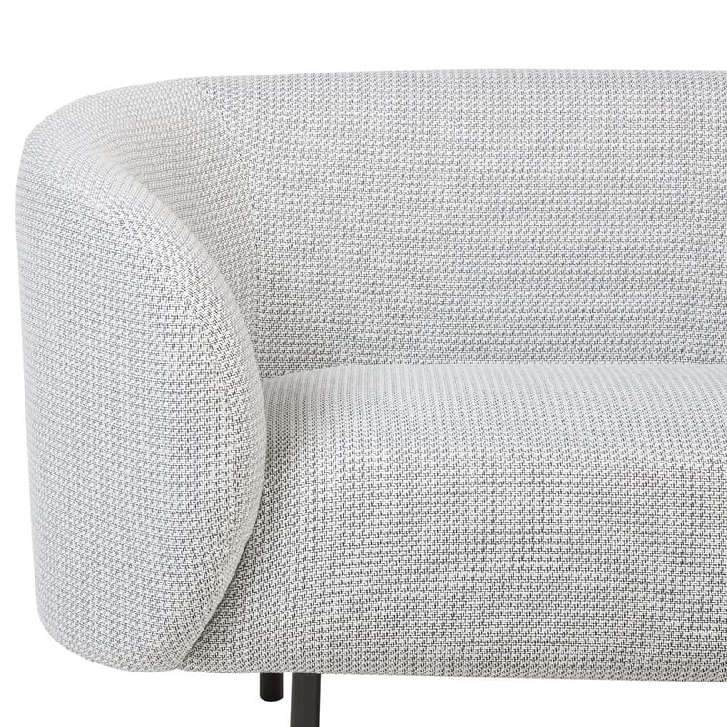 2-sits soffa Loen - Vit, Svart - Möbler - Soffa - 2 sits soffa