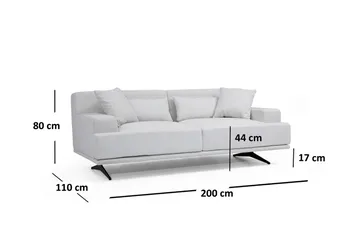 Lums 2-Sits Soffa - Beige - Möbler - Soffa - 2 sits soffa
