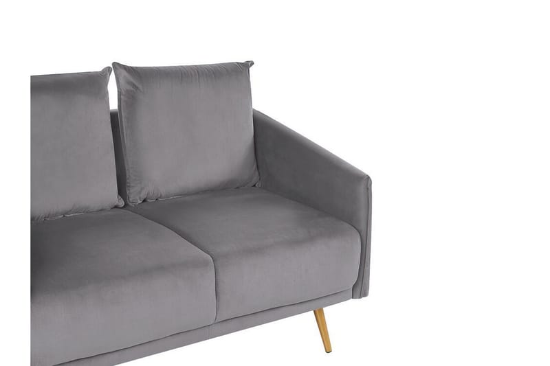 Maurana 2-sits Soffa - Sammet/Grå - Möbler - Soffa - 2 sits soffa