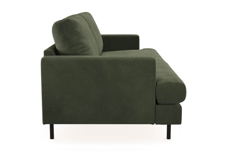 Menard Compact 3-sits Manchestersoffa - Grön - Möbler - Soffa - 3 sits soffa