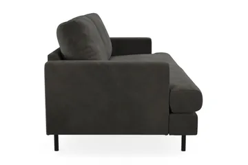 Menard Compact 3-sits Manchestersoffa - Mörkgrå - Möbler - Soffa - 3 sits soffa