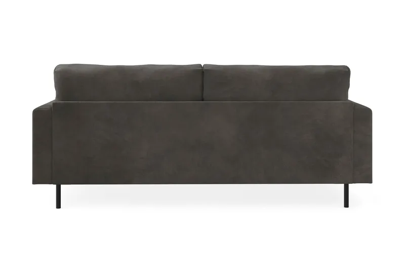 Menard Compact 3-sits Manchestersoffa - Mörkgrå - Möbler - Soffa - 3 sits soffa