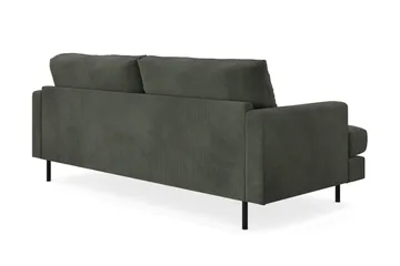 Menard Compact 3-sits Manchestersoffa - Mörkgrön - Möbler - Soffa - 3 sits soffa
