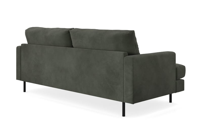 Menard Compact 3-sits Manchestersoffa - Mörkgrön - Möbler - Soffa - 3 sits soffa