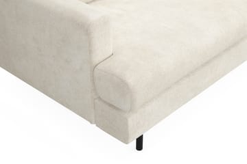 Menard Compact 3-sits Sammetssoffa - Krämvit - Möbler - Soffa - Sammetssoffa