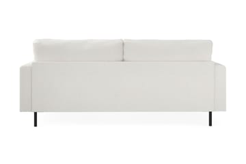 Menard Compact 3-sits Soffa i Bouclé - Vit - Möbler - Soffa - 3 sits soffa