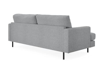 Menard Compact 3-sits Tygsoffa - Grå - Möbler - Soffa - 3 sits soffa