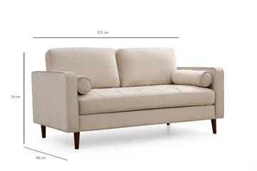 Mirrilnesh Soffa 2-sits - Beige - Möbler - Soffa - 2 sits soffa
