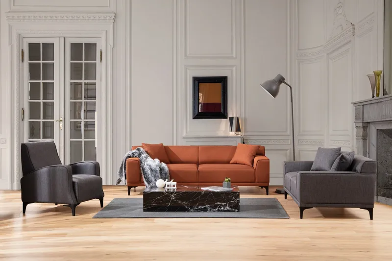 Mississauga Soffa 2-sits - Antracit - Möbler - Soffa - 2 sits soffa