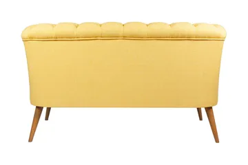 Monroew 2-sits Soffa - Gul/Natur - Möbler - Soffa - 2 sits soffa