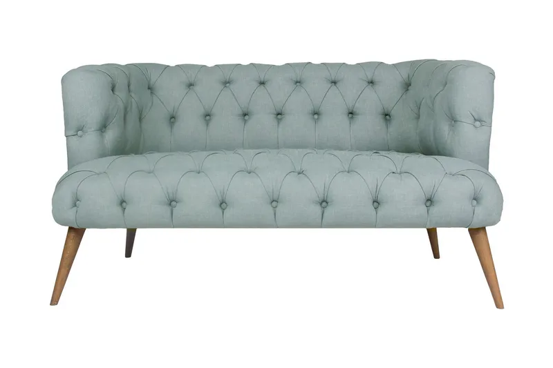 Monroew 2-sits Soffa, Indigoblå/Natur