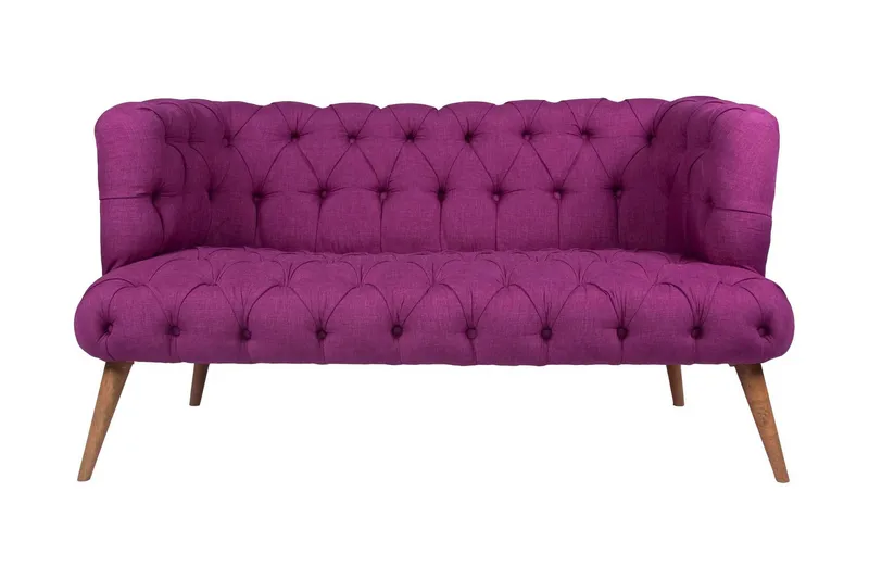 Monroew 2-sits Soffa, Lila/Natur