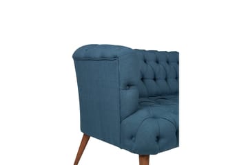 Monroew 2-sits Soffa - Mörkblå/Natur - Möbler - Soffa - 2 sits soffa