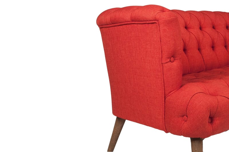 Monroew 2-sits Soffa - Röd/Natur - Möbler - Soffa - 2 sits soffa