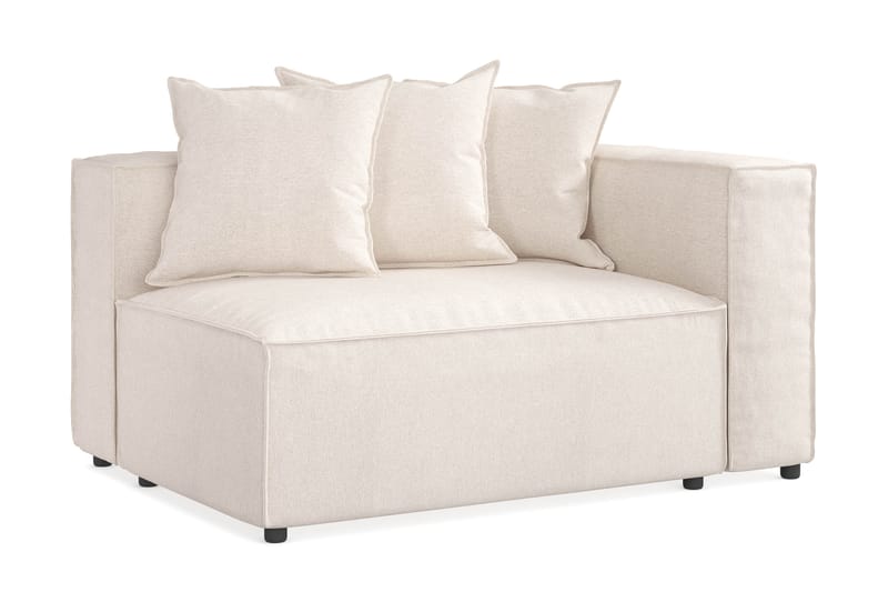 Narender Högermodul 120 cm - Beige - 2 sits soffa