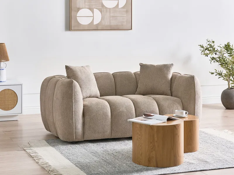 2-sits soffa Ness - Taupe - Möbler - Soffa - 2 sits soffa