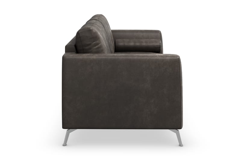 Ocean Lyx 3-sits Soffa i Konstläder - Svart - Möbler - Soffa - Skinnsoffa
