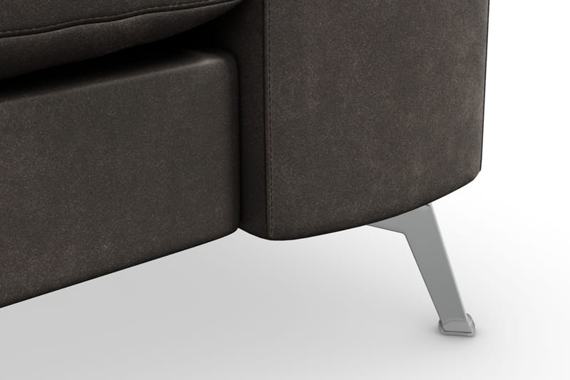 Ocean Lyx 3-sits Soffa i Konstläder - Svart - Möbler - Soffa - Skinnsoffa