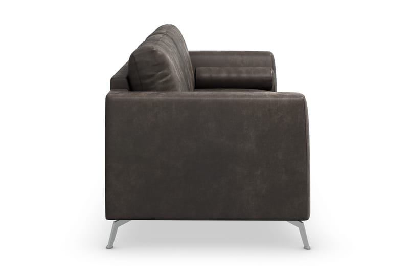 Ocean Lyx 3-sits Soffa i Konstläder - Svart - Möbler - Soffa - Skinnsoffa