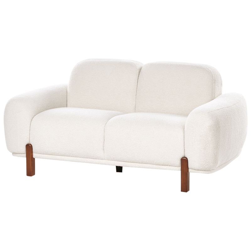 2-sits soffa Odnes i Bouclé - Vit - Möbler - Soffa - 2 sits soffa