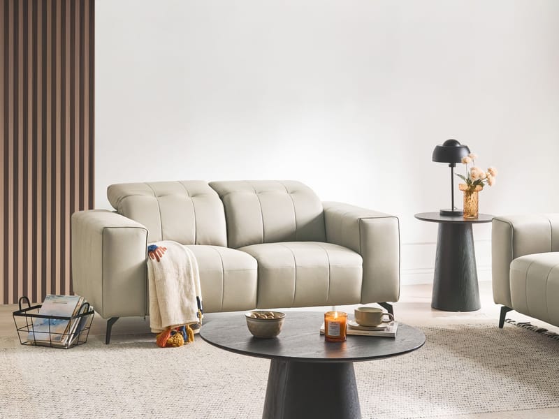 2-sits soffa Ommel - Ljusbeige - Möbler - Soffa - Biosoffa & reclinersoffa