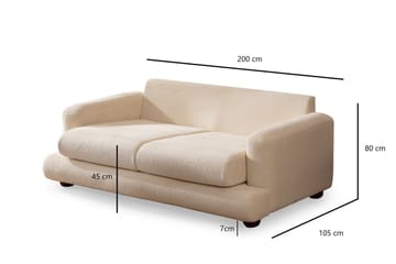 Relento Soffa 2-sits - Beige - Möbler - Soffa - 2 sits soffa