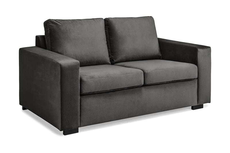 Sammetssoffa Nevada 2-sits - Mörkgrå - Möbler - Soffa - 2 sits soffa