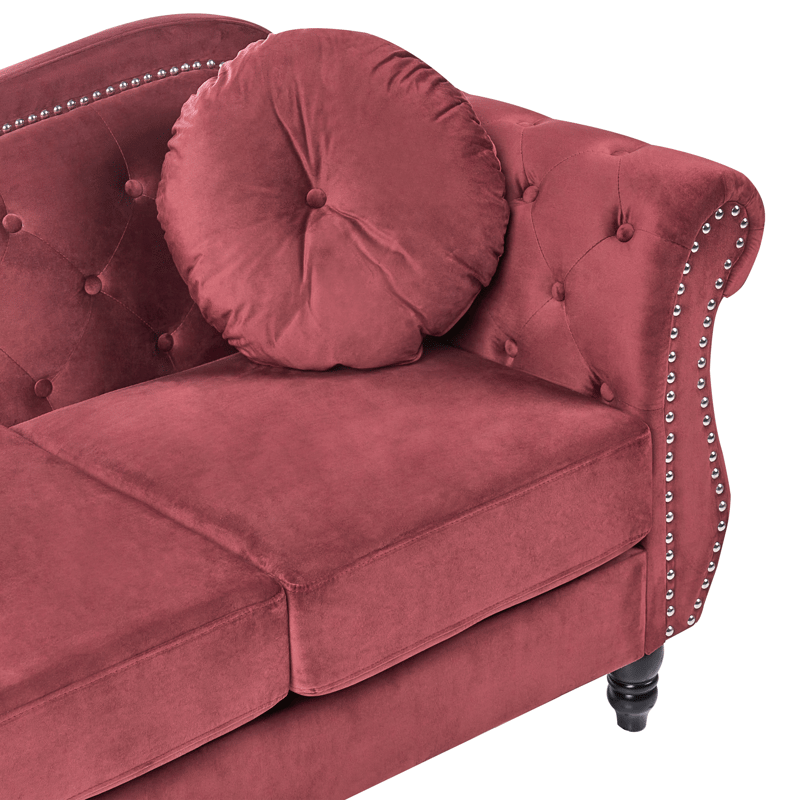 2-sits soffa Skien - Mörkröd - Möbler - Soffa - Sammetssoffa